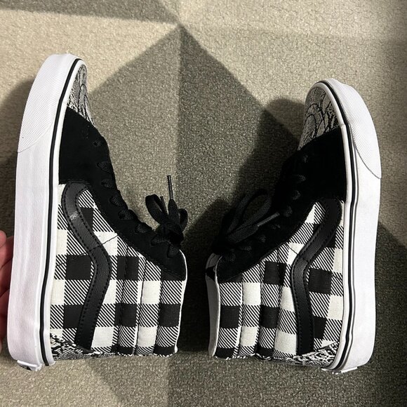 Vans SK8-Hi Snake Skin/Leopard/Plaid Sneakers Men's 5/Women's 6.5 - Picture 12 of 15